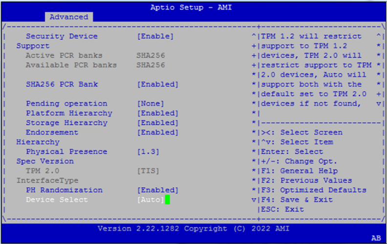 Trusted Computing Options