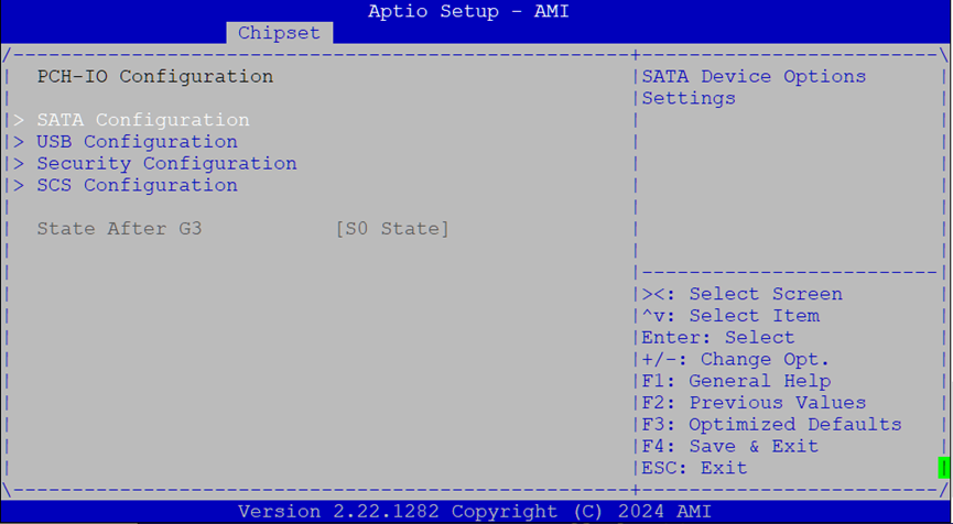 PCH-IO Config